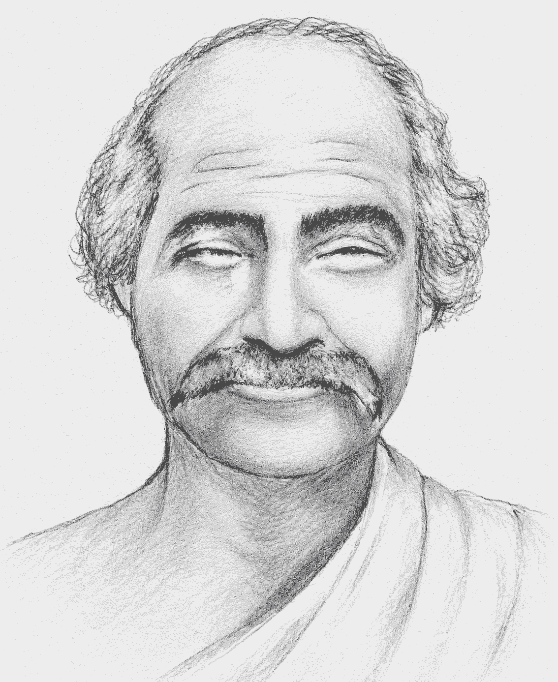 Lahiri Mahasaya portrait sketch
